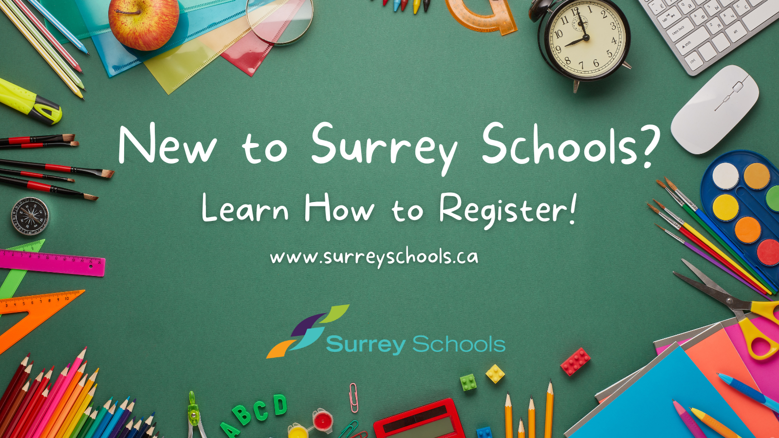 New to Surrey and looking to register your child with Surrey